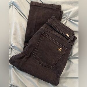 DL1961 Very Dark Blue Wash Denim Jeans COCO Curvy Straight